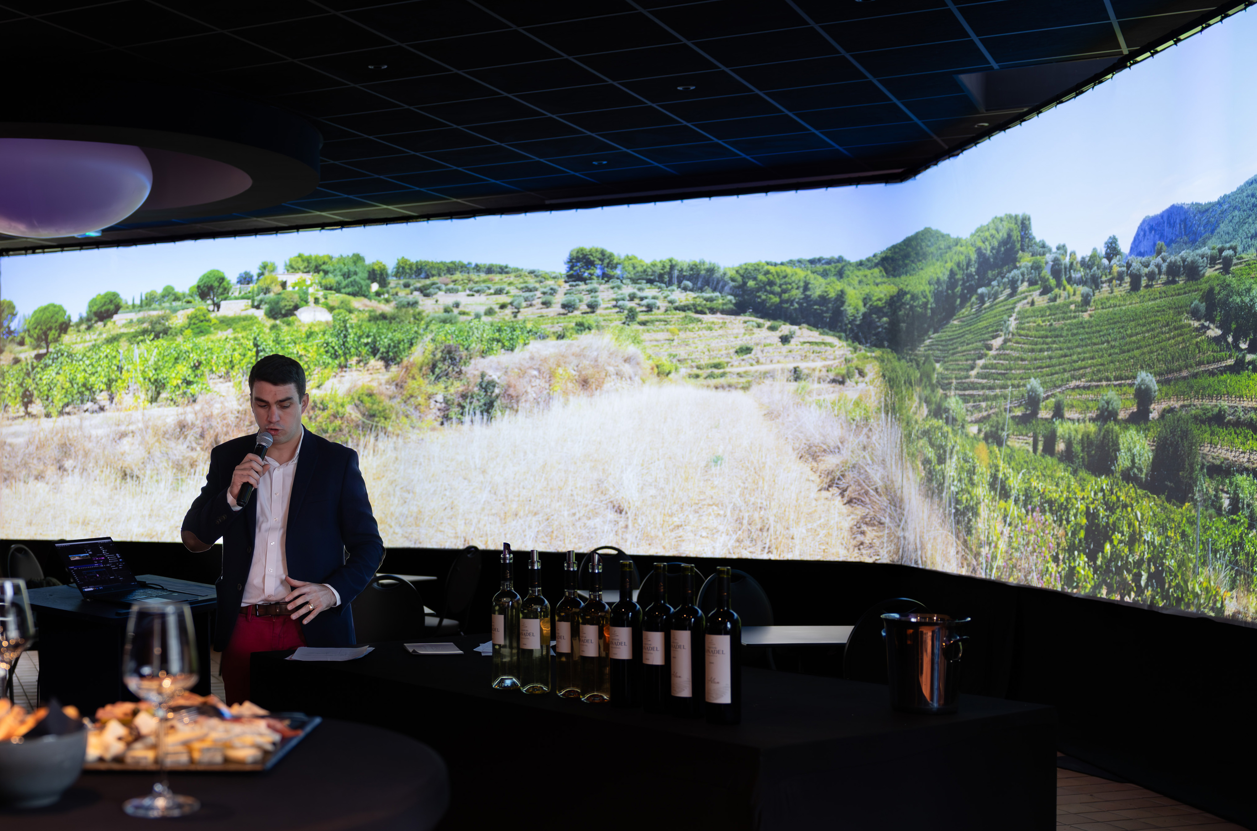 Dégustation de vins accordés