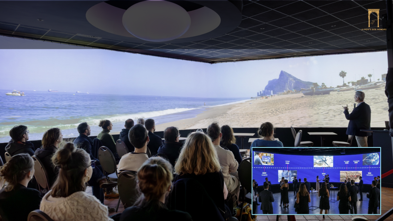 Conférence immersive La Porte des Mondes au Domaine de Chatillon près d'Angers