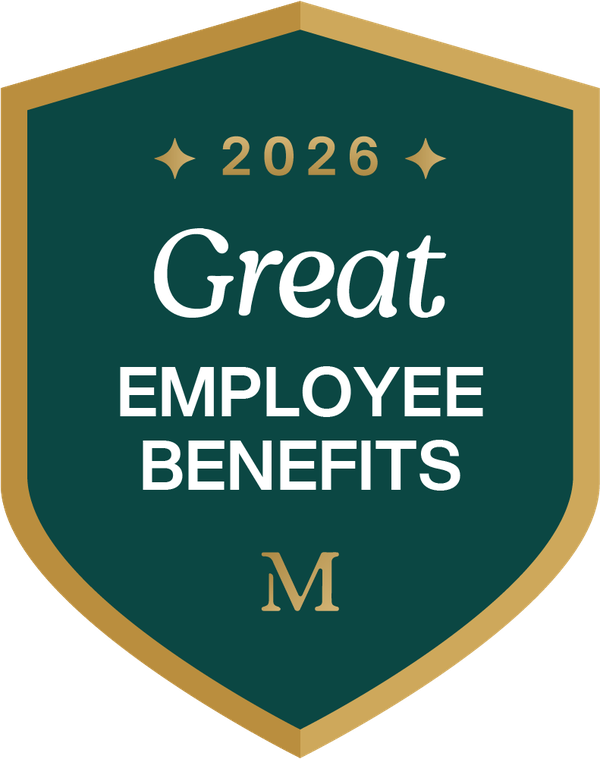 2026 Great Employee Benefits award badge