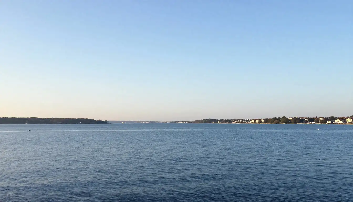 Vue d'une ville au cap ferret
