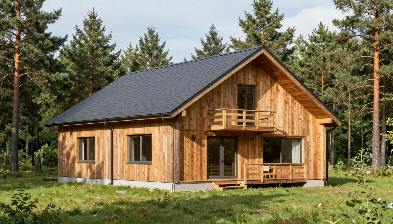 Une maison en bois au cap ferret