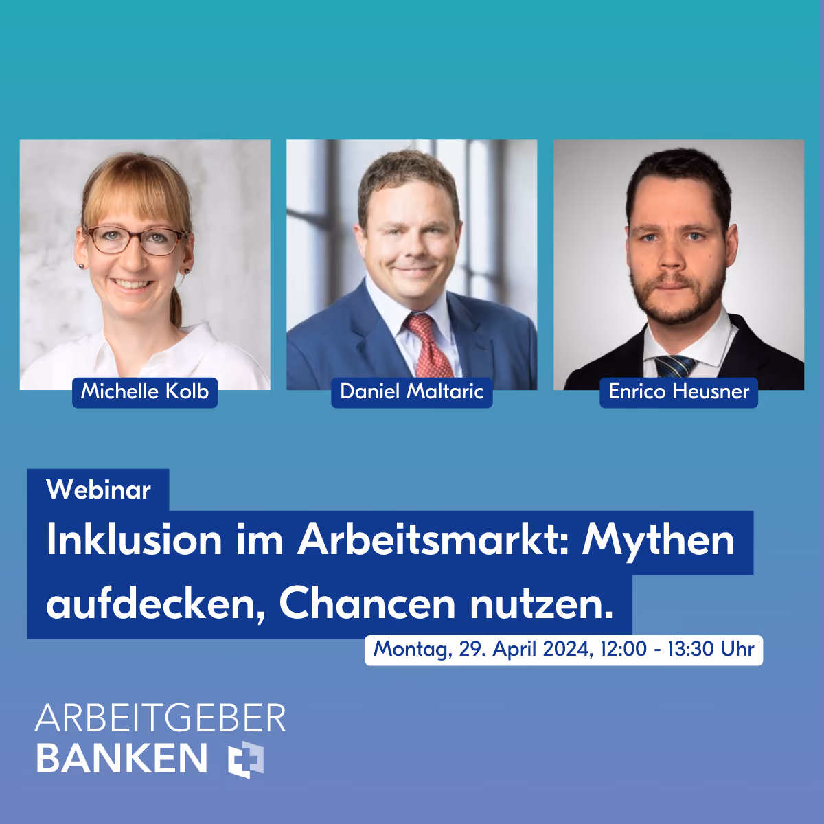 Webinar «Inklusion im Arbeitsmarkt» 