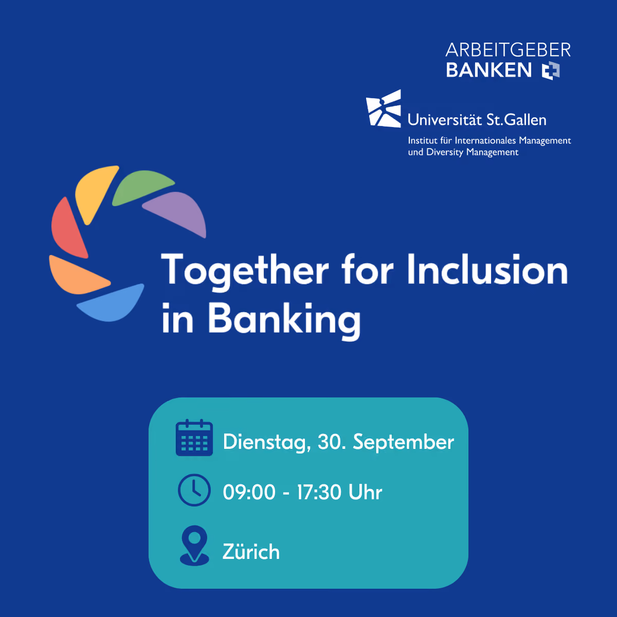 Tagung «Together for Inclusion in Banking»