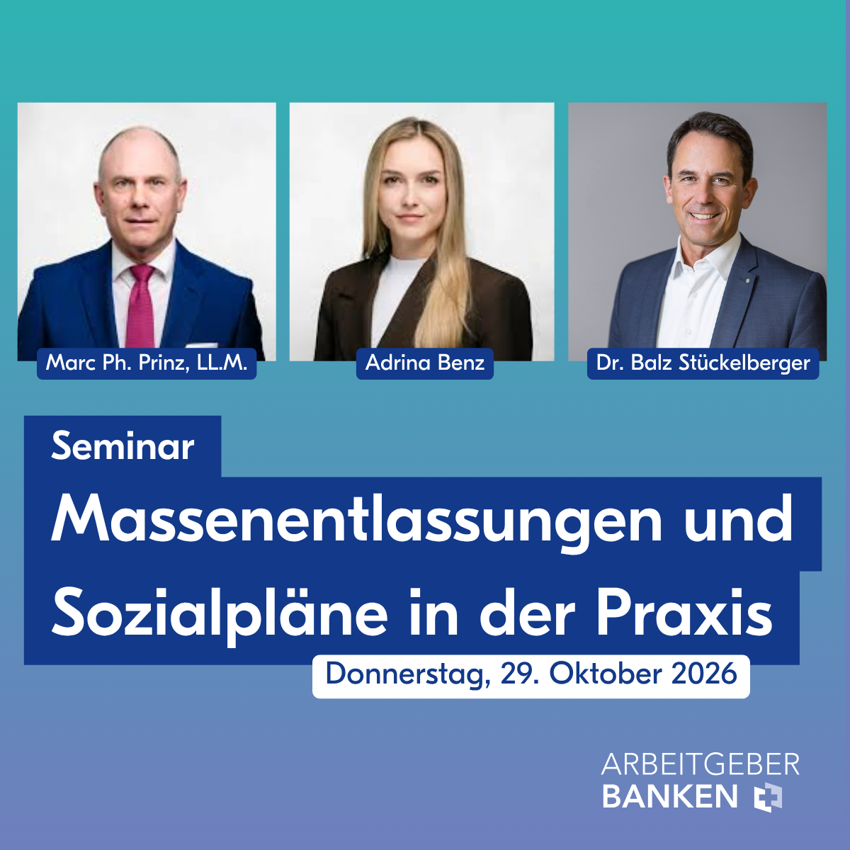 Seminar «Massenentlassungen und Sozialpläne in der Praxis»