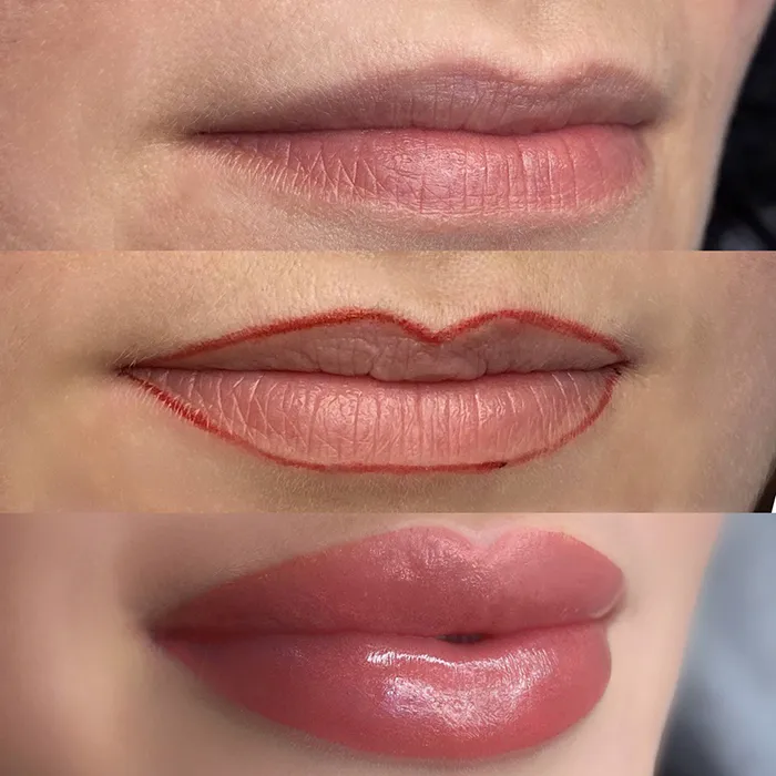 Lip blush on dark skin melanin rich lips Re:Pigment.Me
