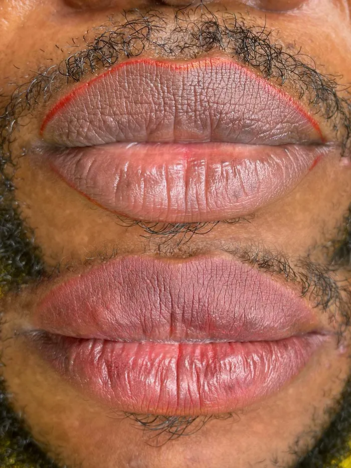 Melanin rich lip blush permanent makeup Re:Pigment.Me