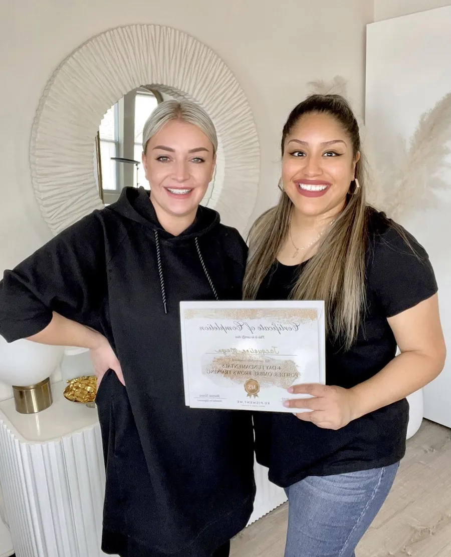 PMU academy graduation class Re:Pigment.Me Sterling VA