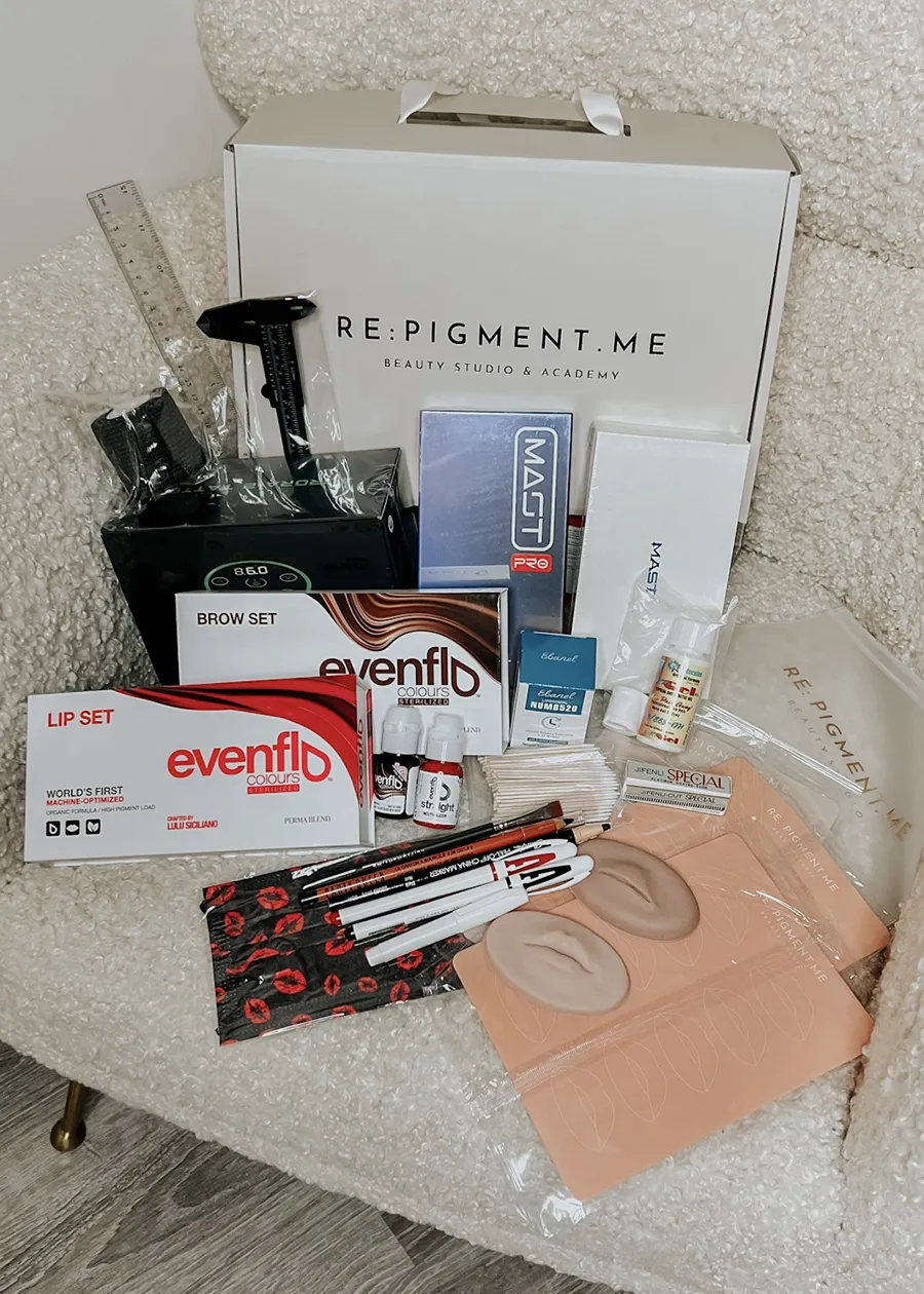 Student kit at Re:Pigment.Me Academy