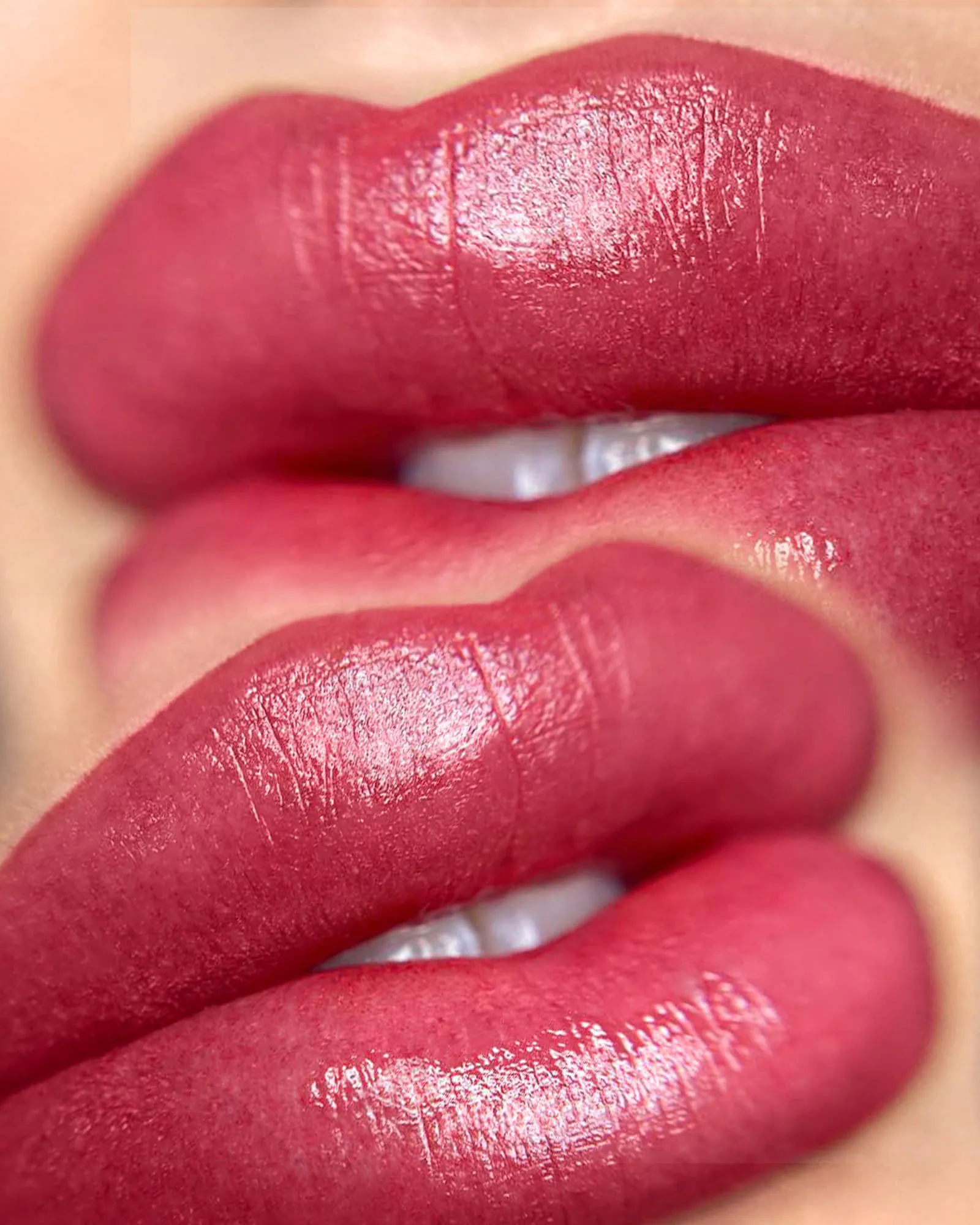 Lip blush permanent makeup before and after Re:Pigment.Me