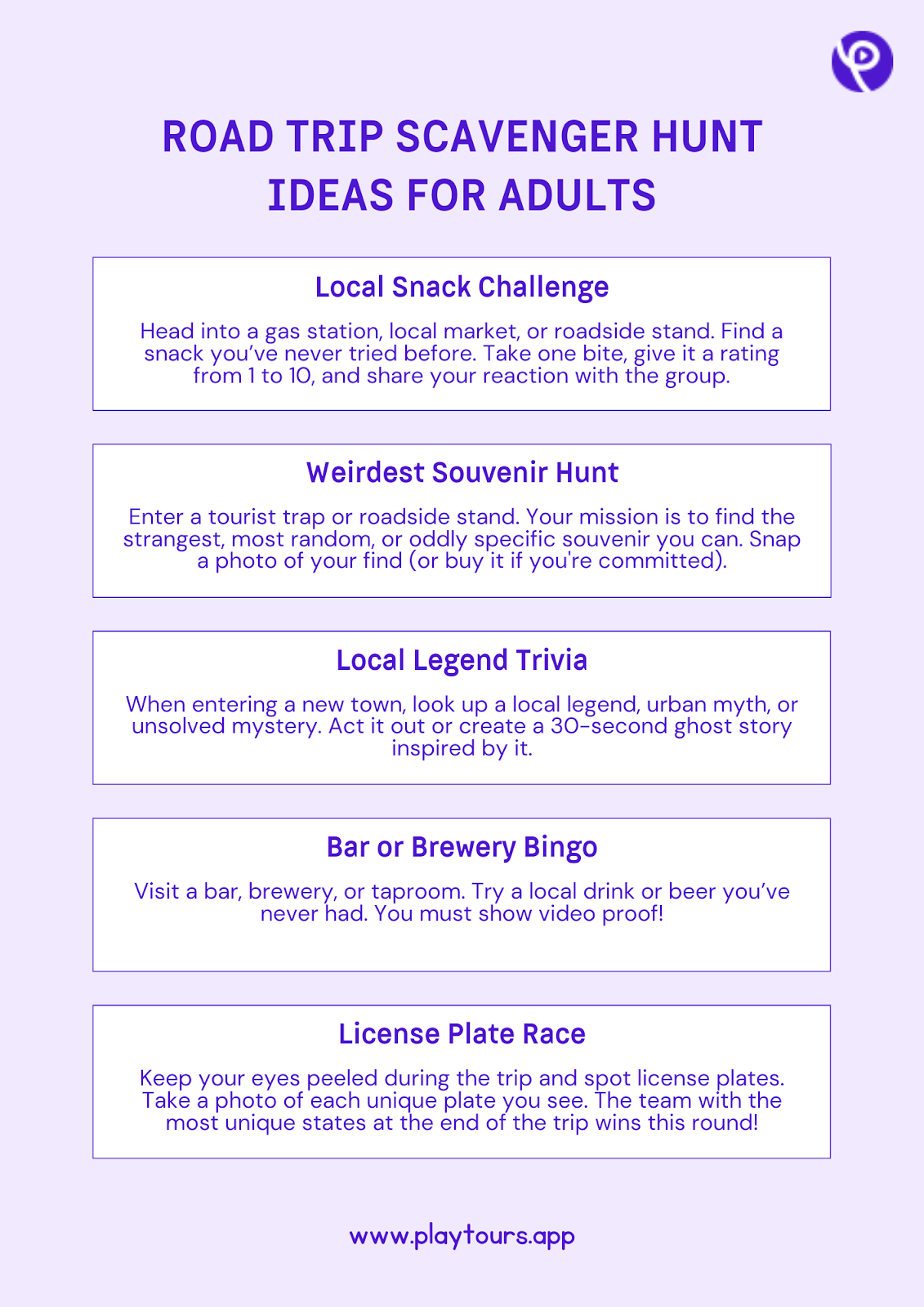 free scavenger hunt printables for road trips scavenger hunt
