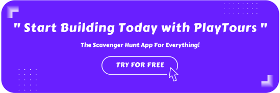 create scavenger hunt with PlayTours mobile scavenger hunt app