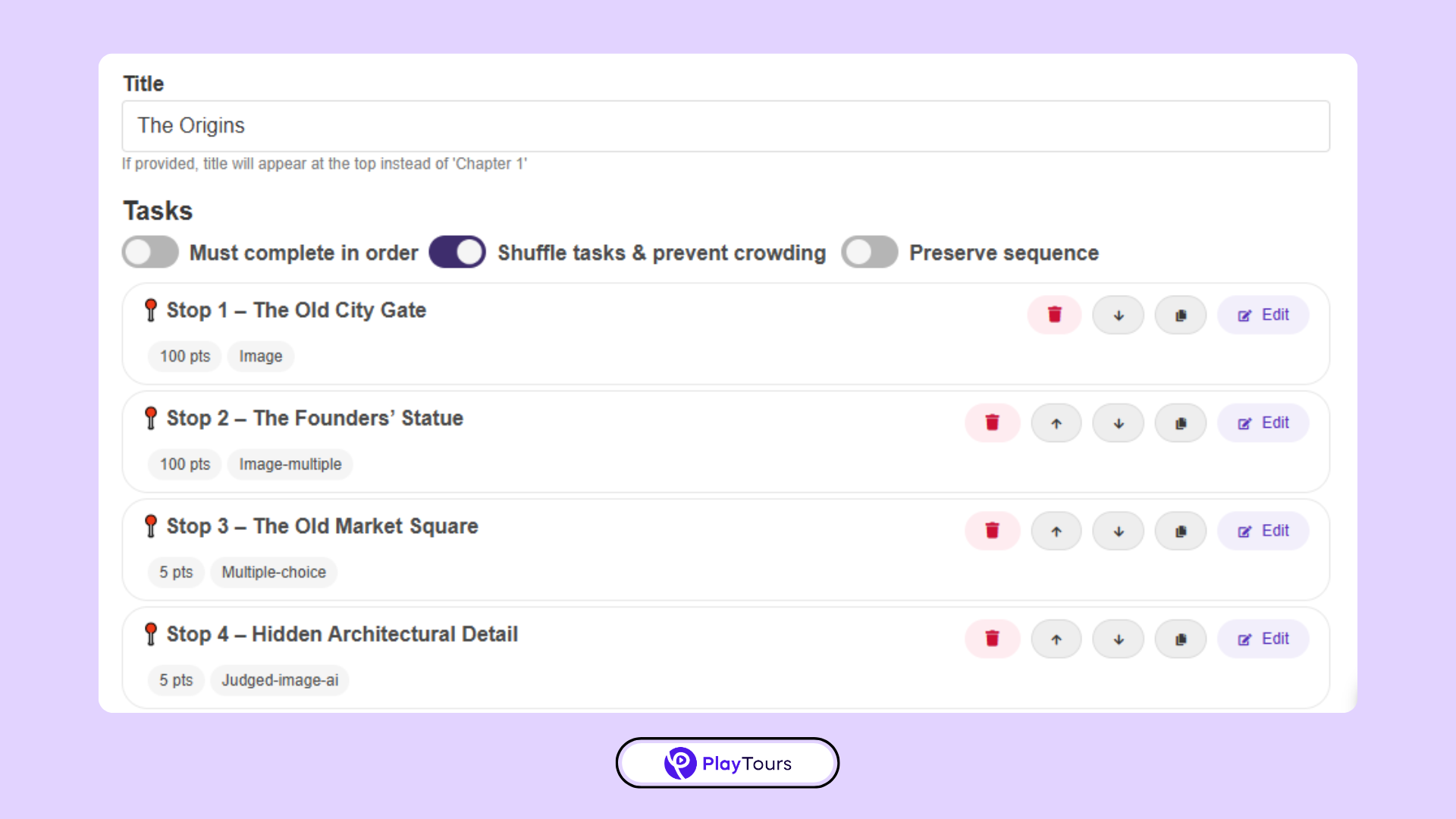 How to create self guided walking tour with a scavenger hunt app