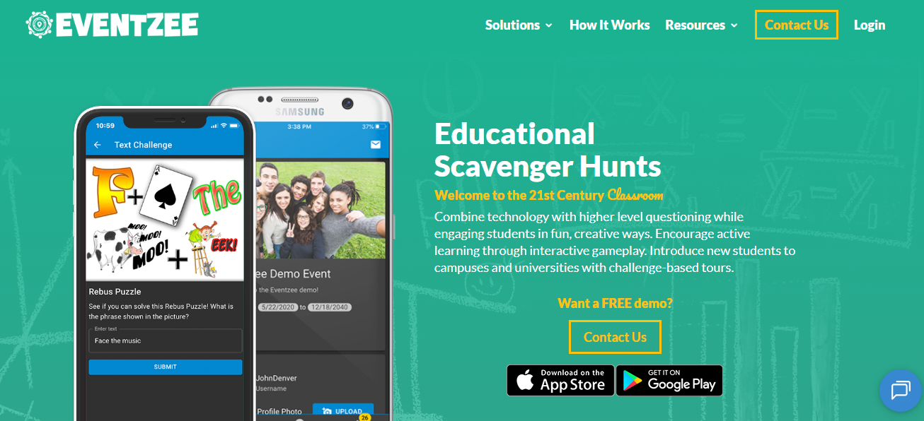 best scavenger hunt app for universities and college events