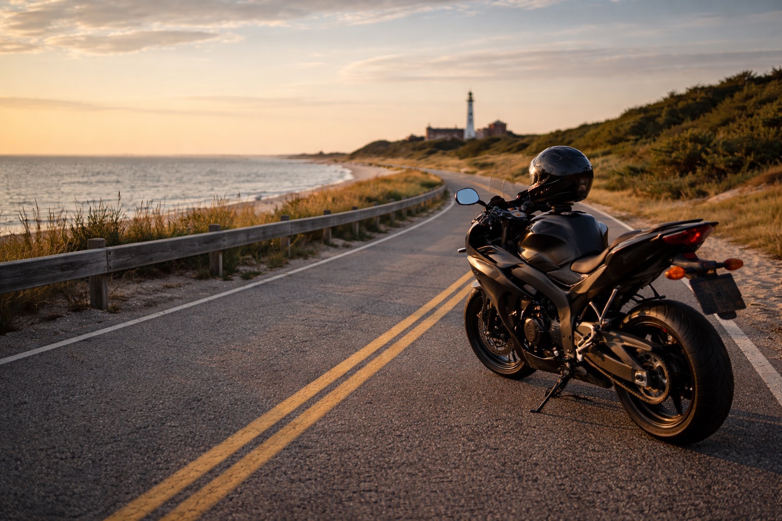 长岛摩托车事故现场