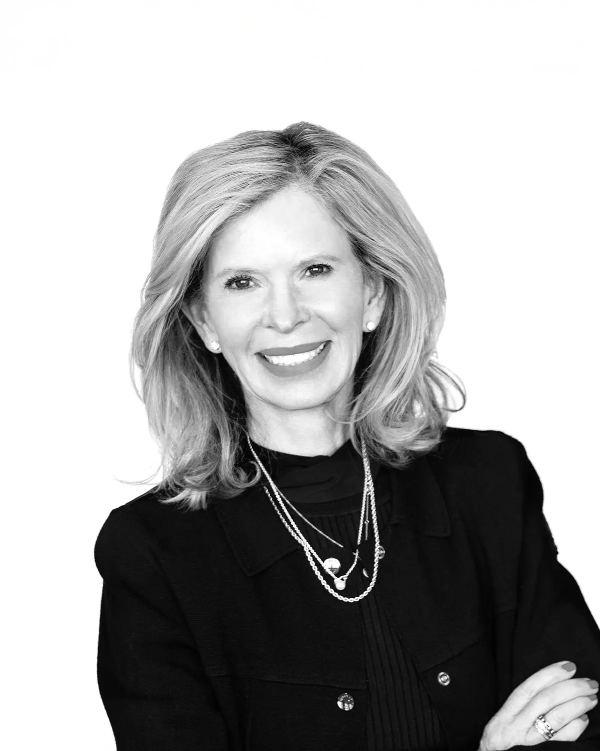 Black and white image of Karsh Hagan's Co-CEO, Kathy Hagan