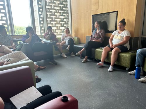 Graduate student dialogue at the Indigenous Mentorship Network of Ontario Summer Institute