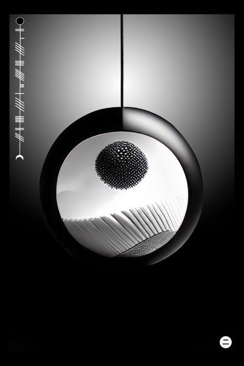 An artistic representation of a seed as in the depth of the daimon NFT collection