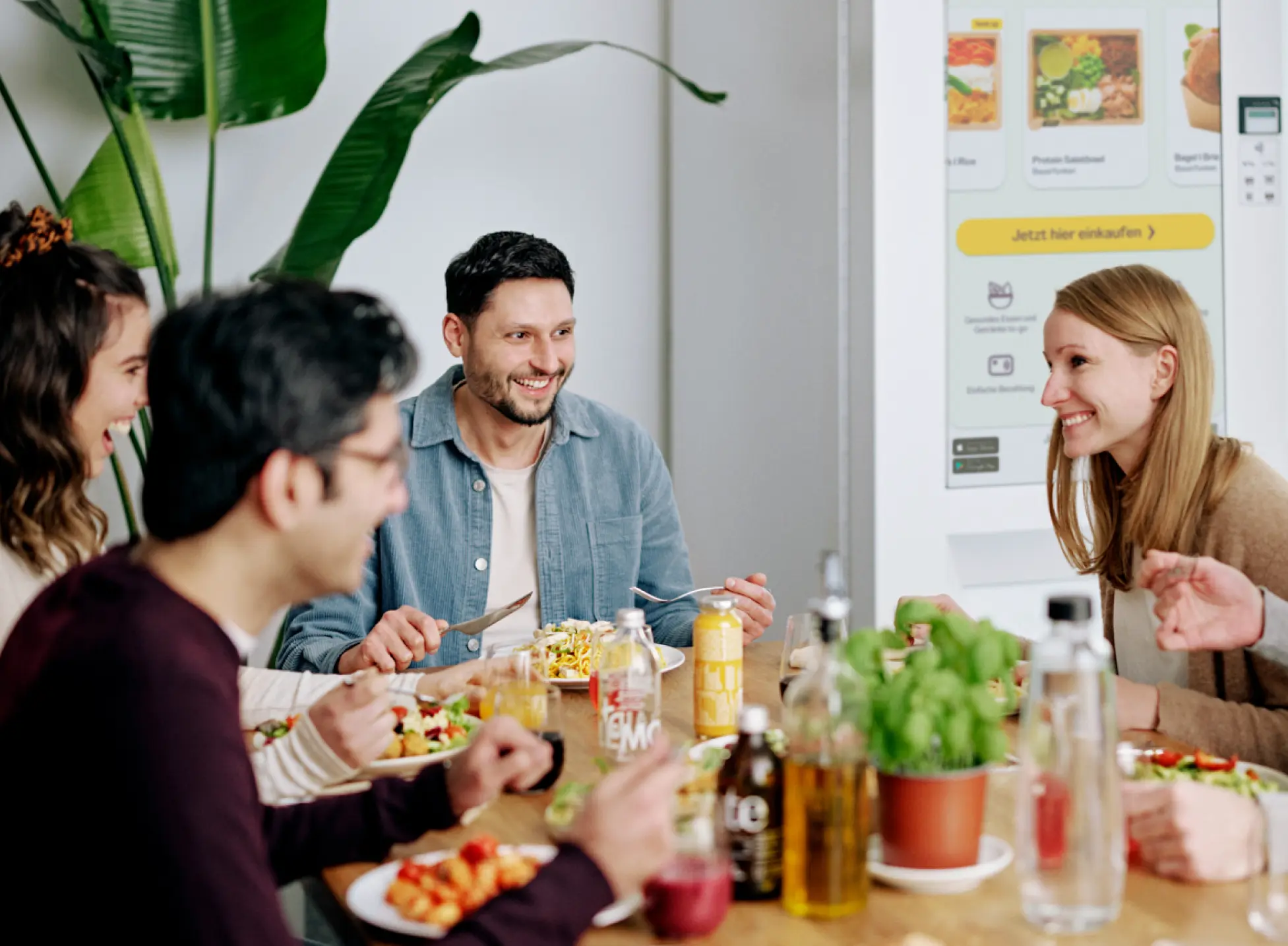 Foodji - Essensautomat - Tischgespräch