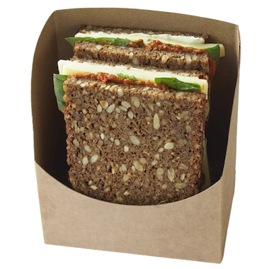 Vollkornsandwich mit Grünländer-Käse