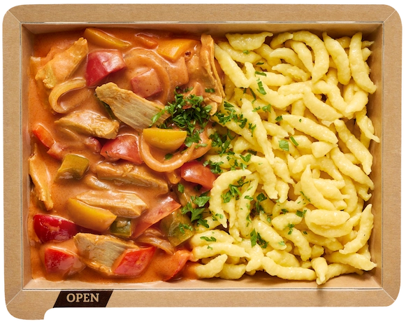 Rahmgeschnetzeltes mit planted.chicken