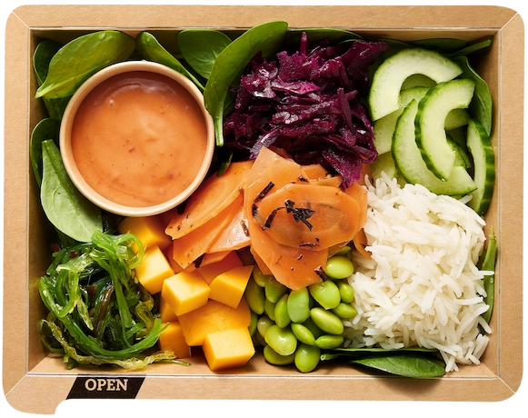 Poke Bowl mit Karottenlax