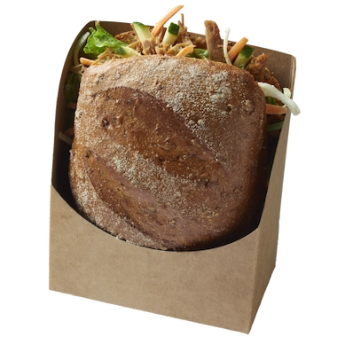 Bauernbrötchen mit Pulled Turkey