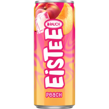 Rauch Eistee mit schwarzem Tee und Pfirsich