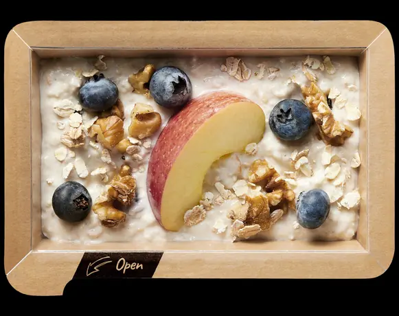 Bircher Müsli mit Blaubeeren