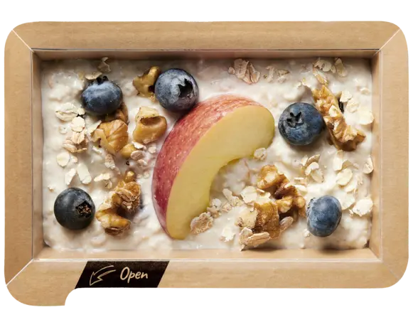 Bircher Müsli mit Blaubeeren