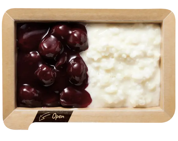 Kokosmilchreis mit Sauerkirschen