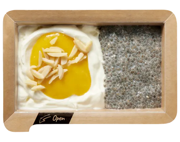 Chia-Pudding mit Mango