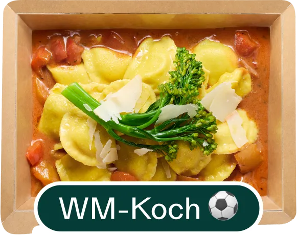 Pfifferling-Ravioli mit Broccolini