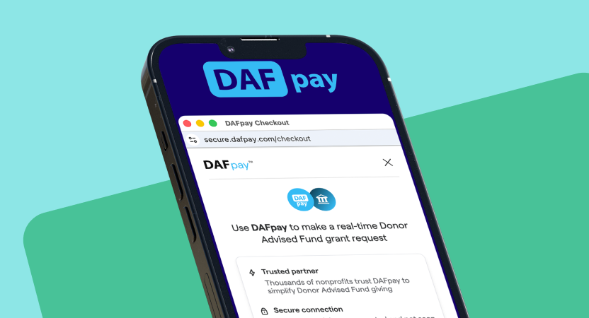 Donating Through Your Donor-Advised Fund (DAF) on GivenGain
