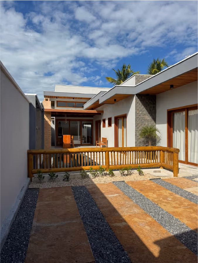 Fachada da casa