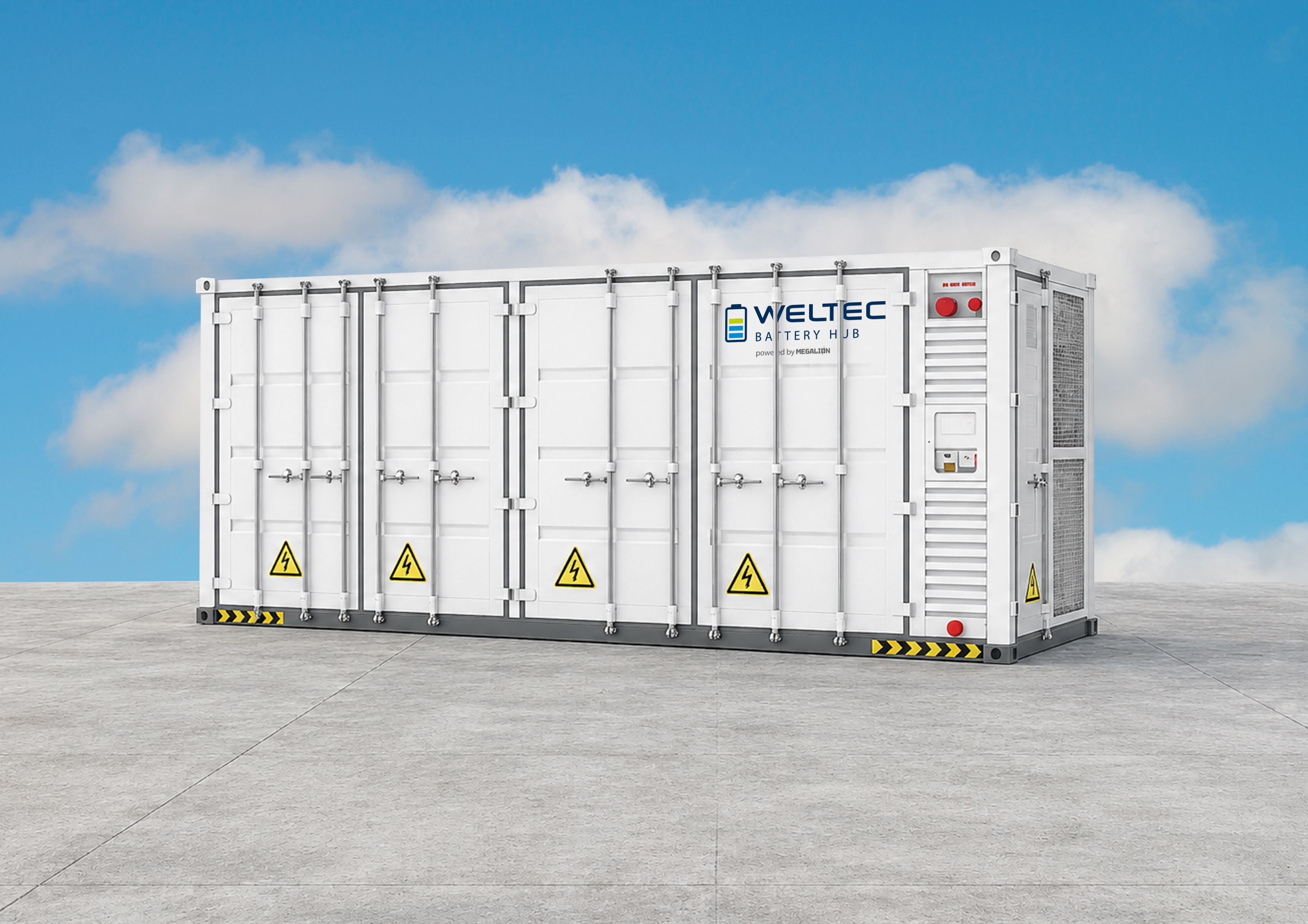 WELTEC Battery Hub 5.016k Batteriespeichercontainer