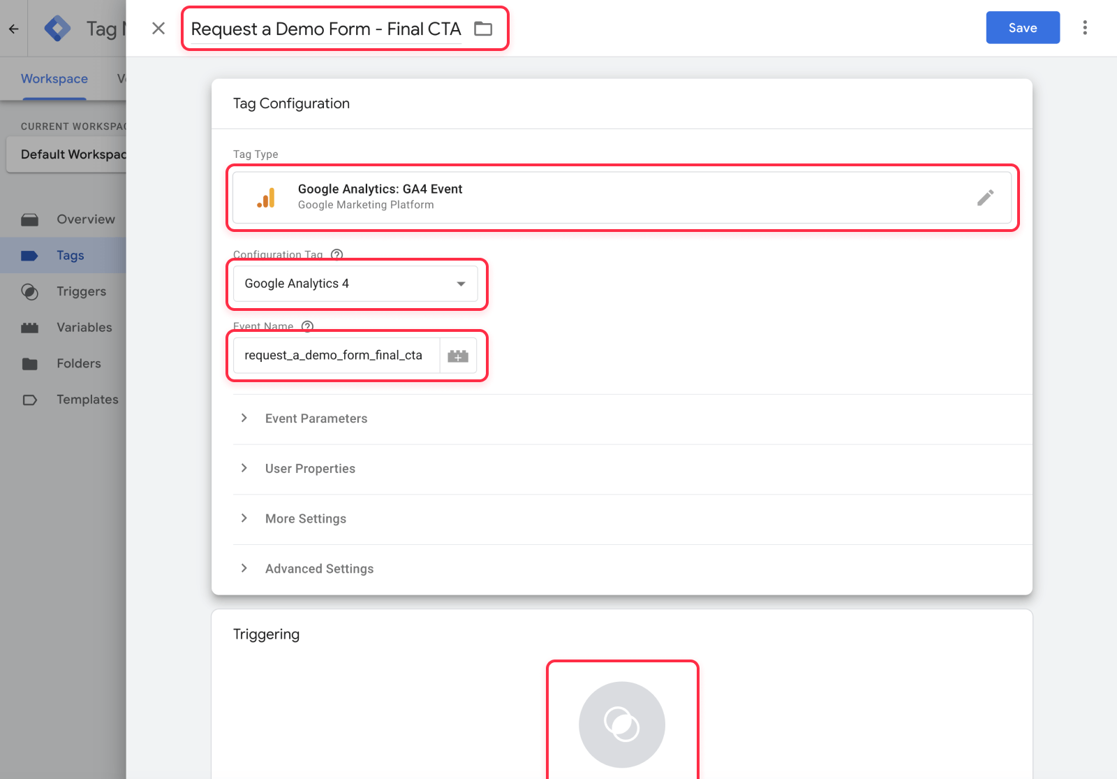 Configure GA4 Webflow form submission events in Google Tag Manager