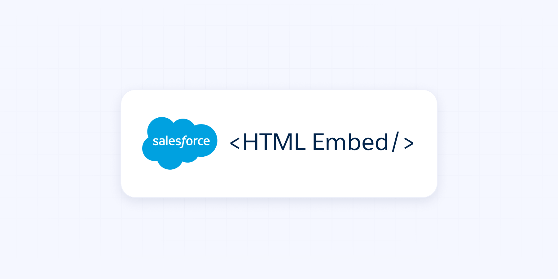 Connect Webflow with Salesforce using an HTML Embed