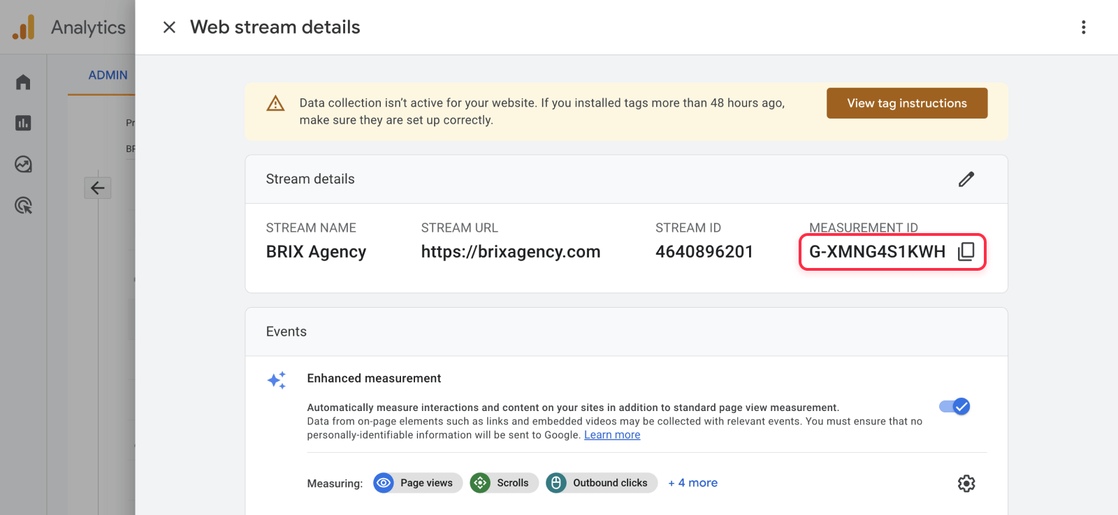 Integrate Google Analytics Measurement ID with Webflow