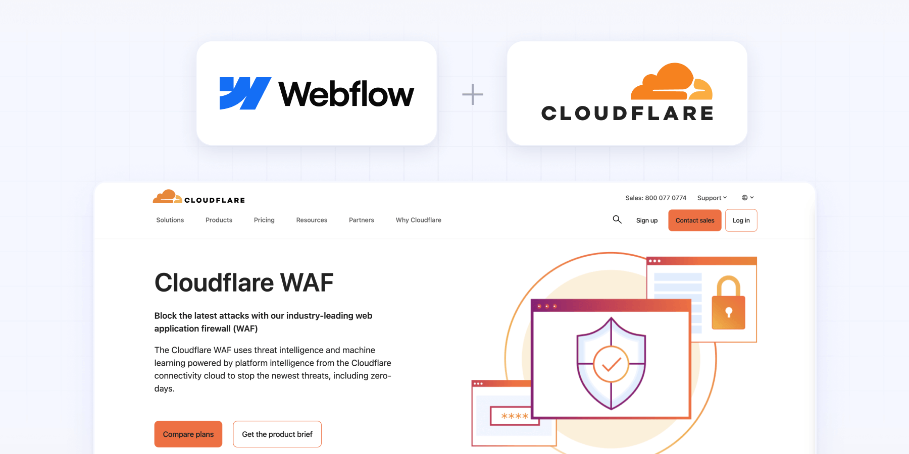 Geo-block countries in Webflow using Cloudflare WAF