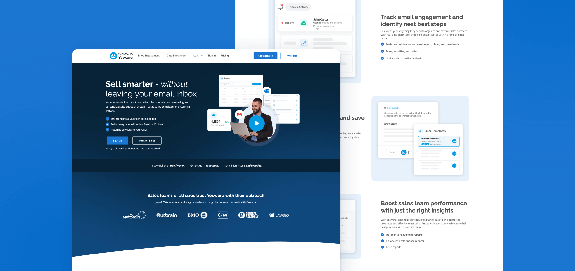 Yesware - Web Design Project by BRIX Agency - 1