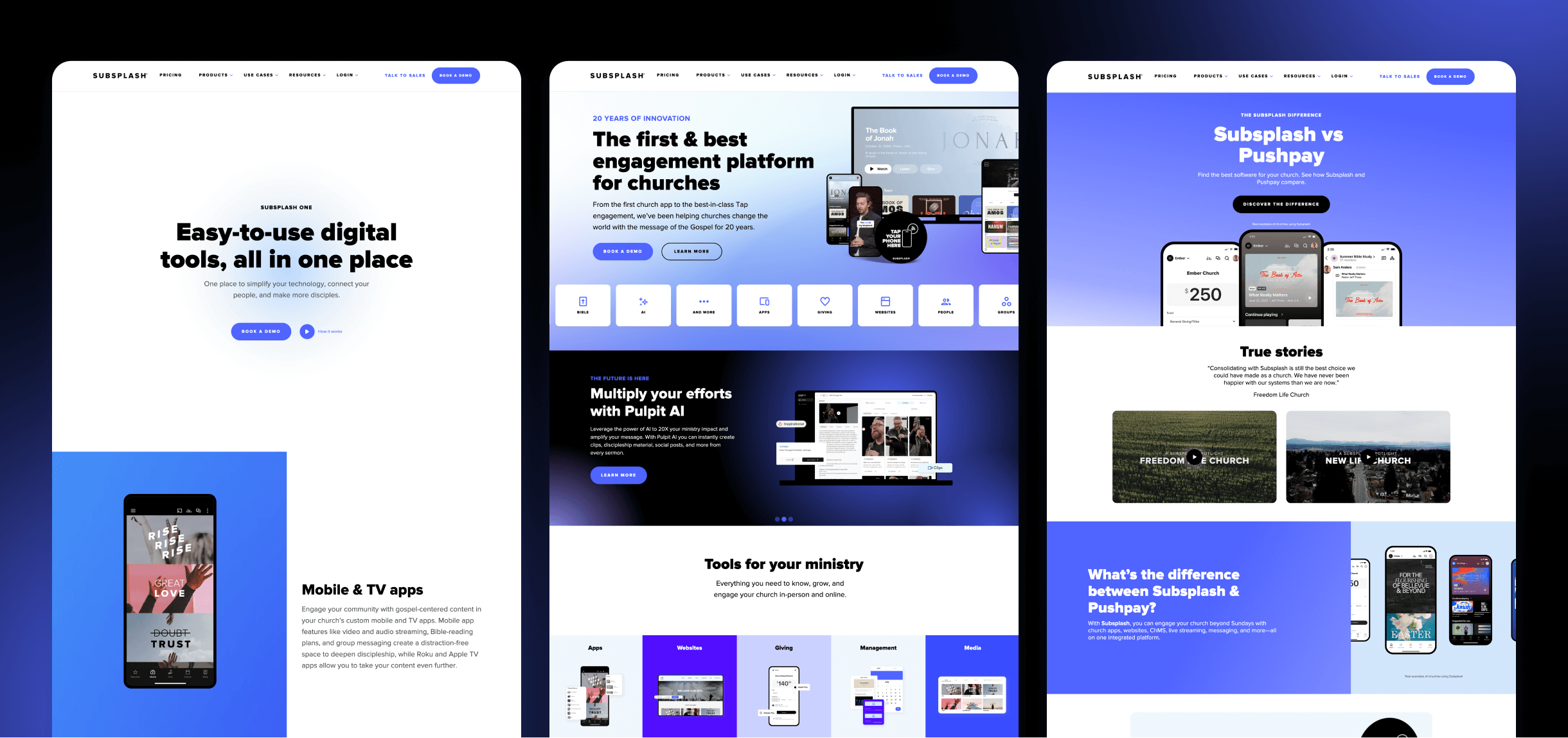 Subsplash - Web Design Project by BRIX Agency - 2