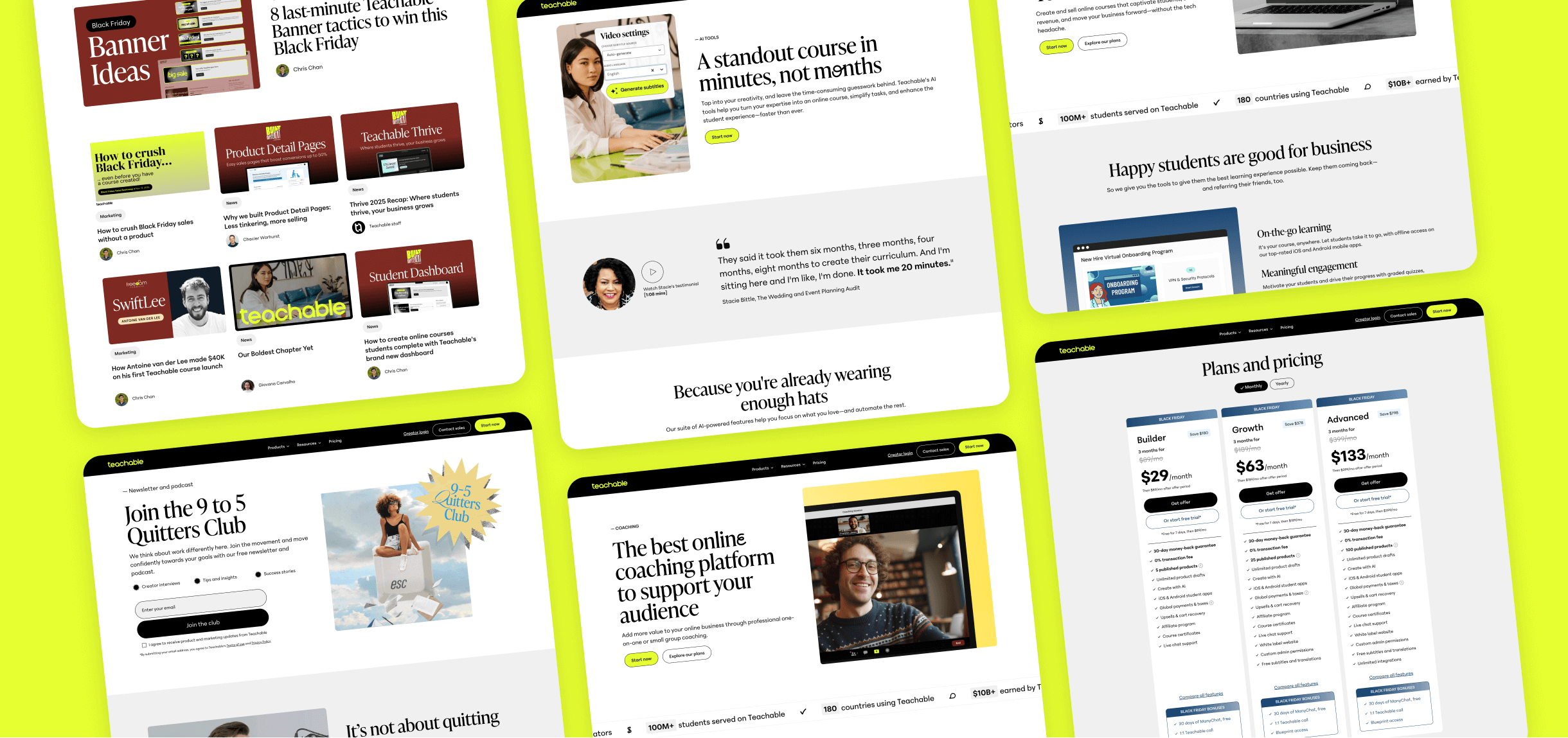 Teachable - Web Design Project by BRIX Agency - 2