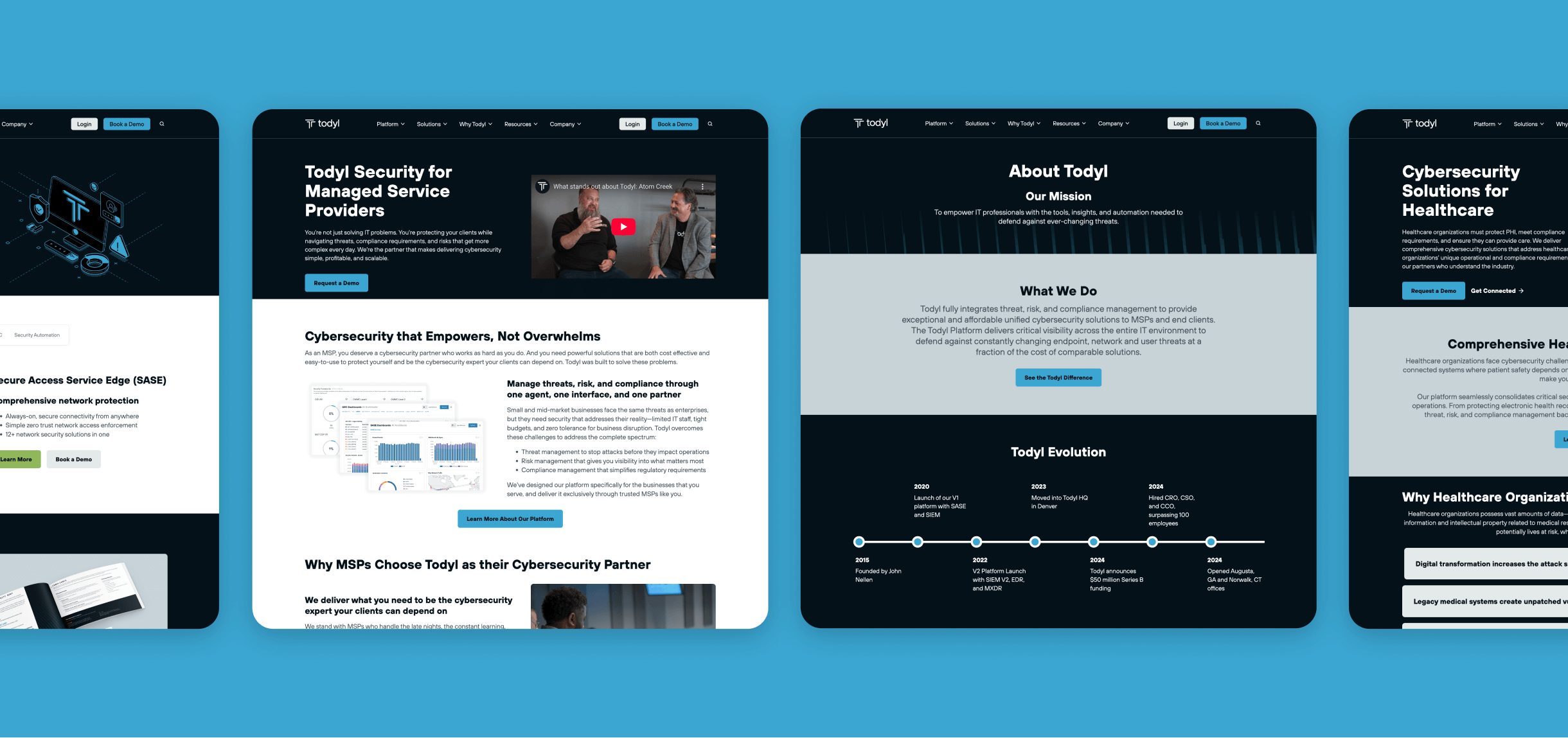 Todyl - Web Design Project by BRIX Agency - 2