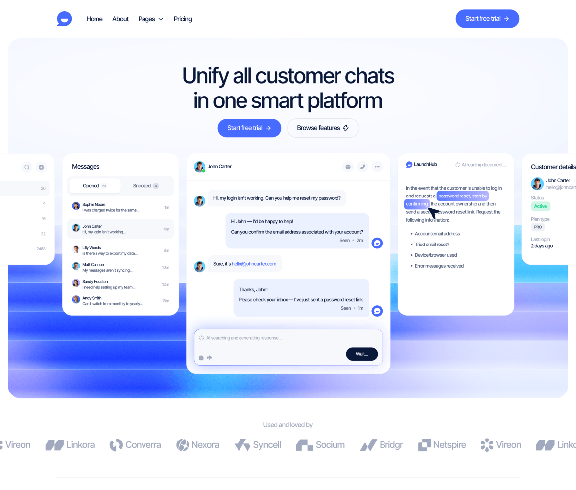 LaunchHub Project - BRIX Agency Portfolio