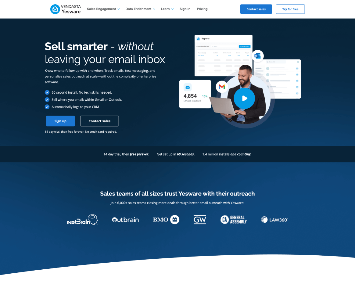 Yesware Project - BRIX Agency Portfolio