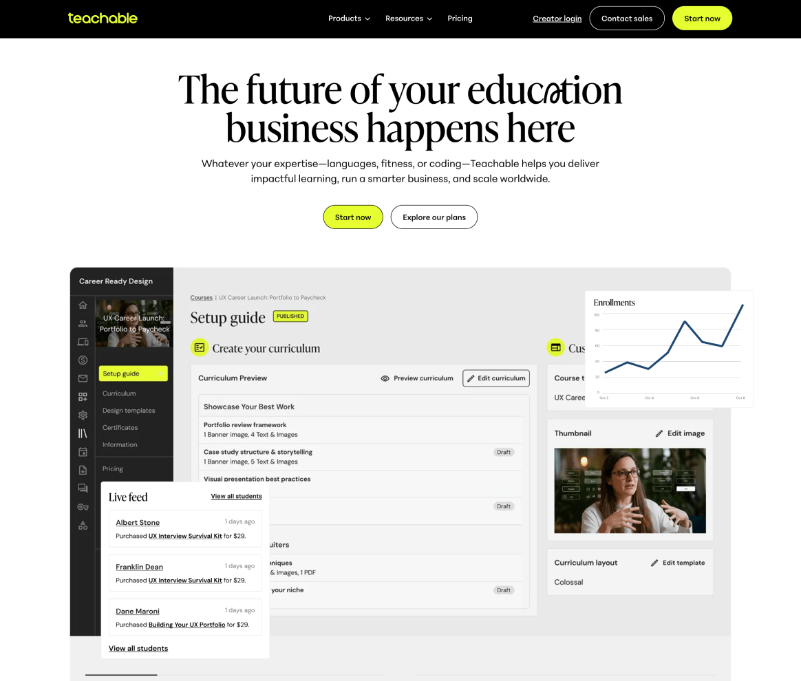 Teachable Project - BRIX Agency Portfolio