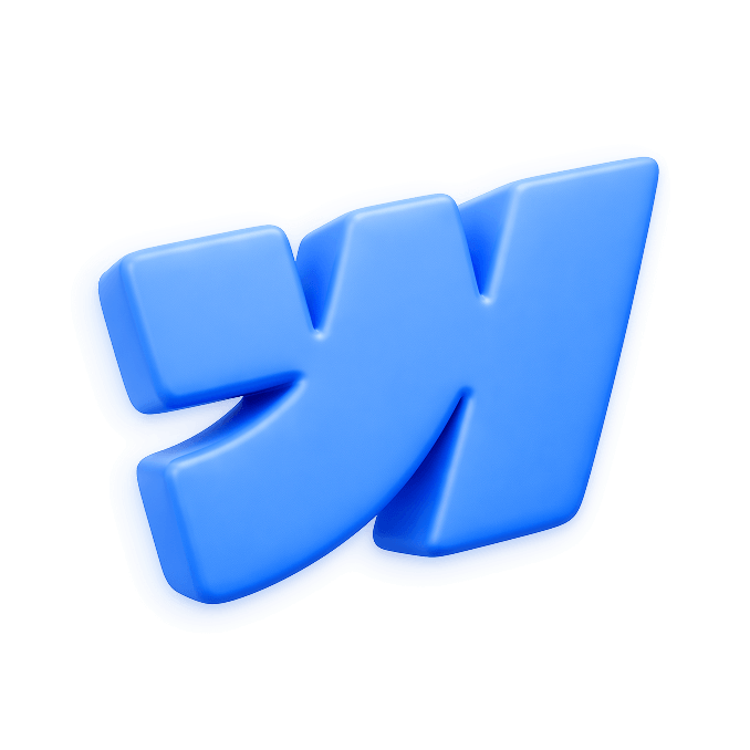 Webflow 3D Logo