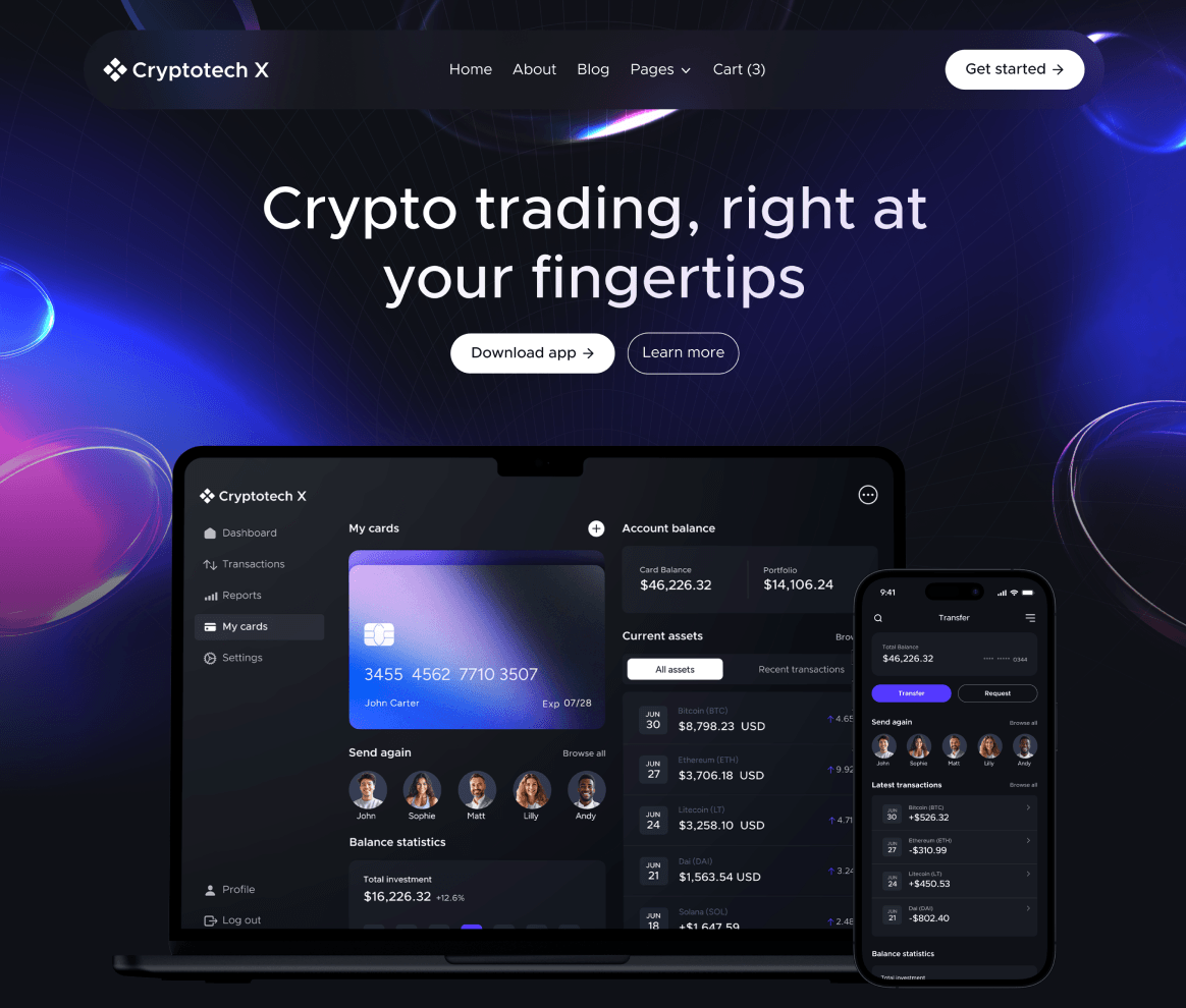 Cryptotech Project Crypto Design Agency