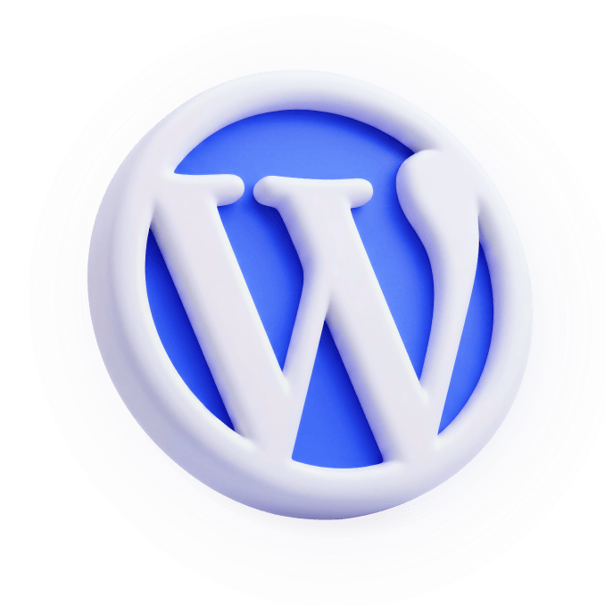 Wordpress 3D Logo