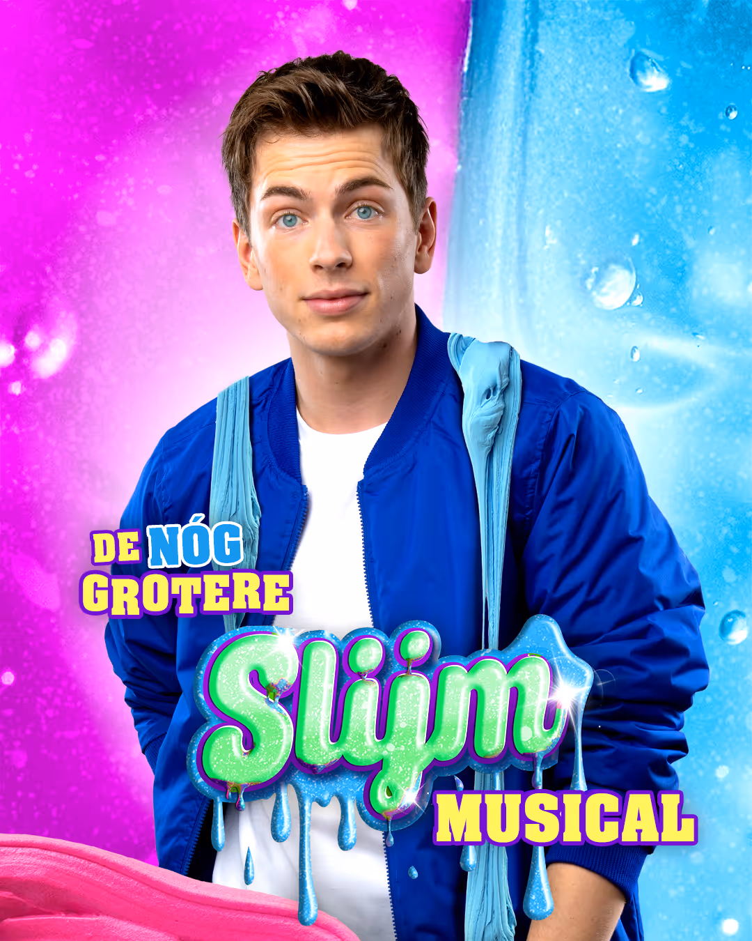 Henno Ravensbergen als Milo in De NÓG Grotere Slijmmusical